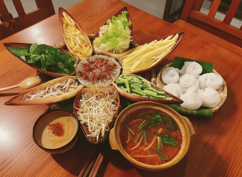 Món lẩu thả Phan Thiết